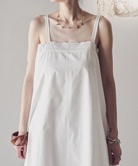 【Seek an nur】1900-20's antique cotton night dress