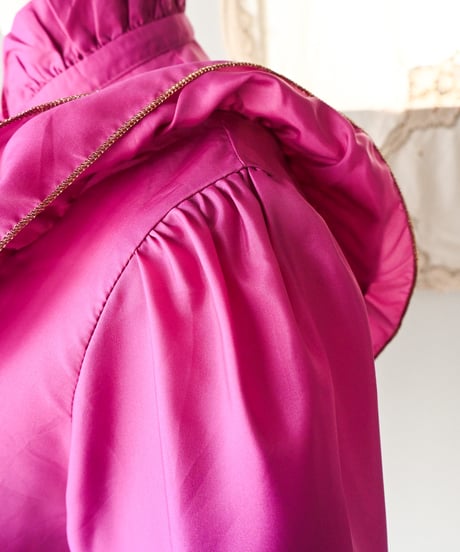 【Seek an nur】Euro Frill Bowtie Blouse