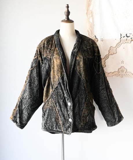 【Seek an nur】Design Chemical Denim Over Jacket