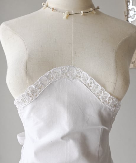 【Seek an nur】1900-20's Antique cotton apron