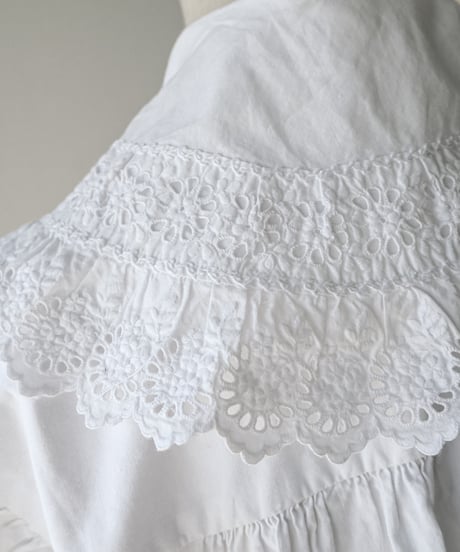 【Seek an nur】Late 19th c. night gown dress