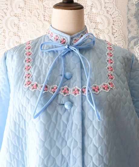 【tiny yearn】Vintage Euro Quilted Night Gown