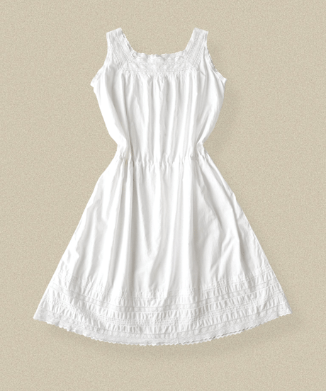 【Seek an nur】1900-20's antique cotton night dress