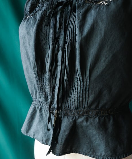 【Seek an nur】French Antique Night Blouse