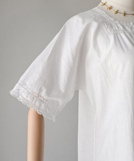 【Seek an nur】1900-10's antique night gown dress