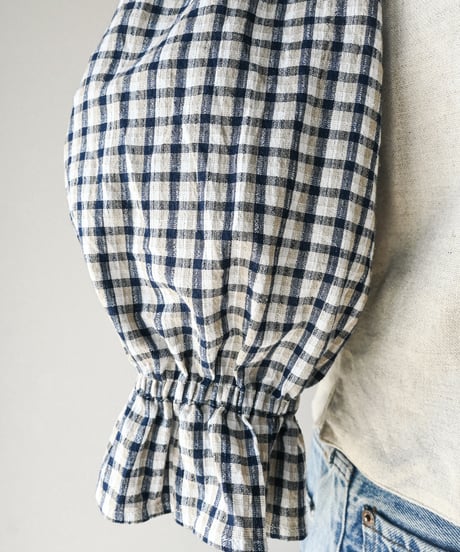 【Seek an nur】Tyrolean linen trachten blouse