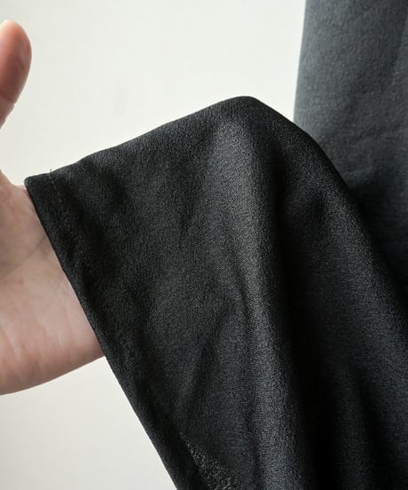 【Seek an nur】German black gather maxi dress