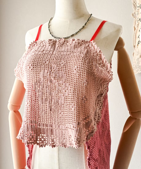 【Seek an nur】Vintage crochet cami