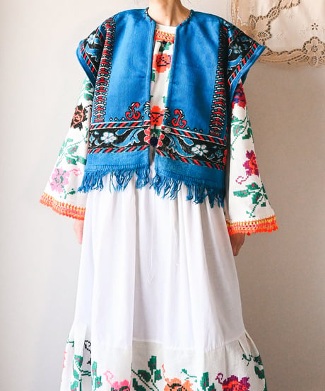 【tiny yearn】Arabian rug Vest Jacket