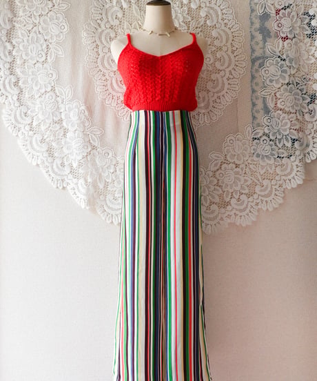 【tiny yearn】Mulch Stripe Sheer Wide Pants