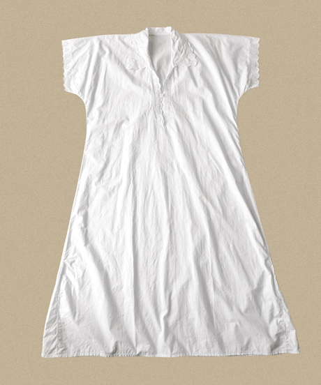 【Seek an nur】1900-20's antique night shirt gown
