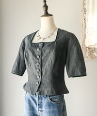 【Seek an nur】Austrian linen trachten blouse