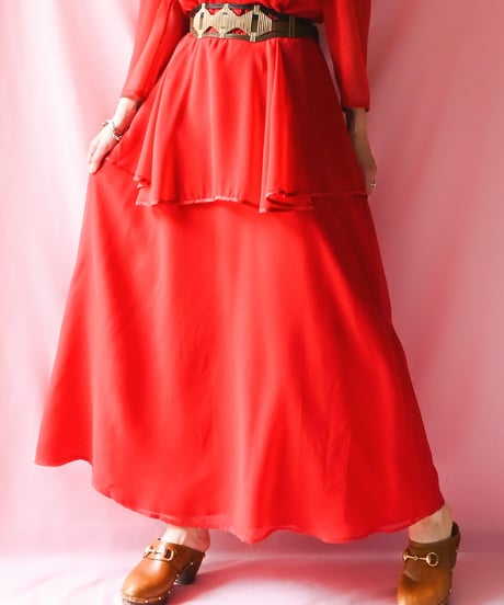 【tiny yearn】Euro Sheer Fishtail Maxi Dress