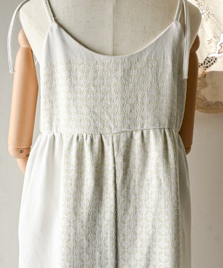 【Seek an nur】Vintage embroidered fabric dress