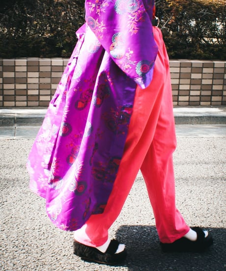 【tiny yearn】Embroidered Purple China Gown