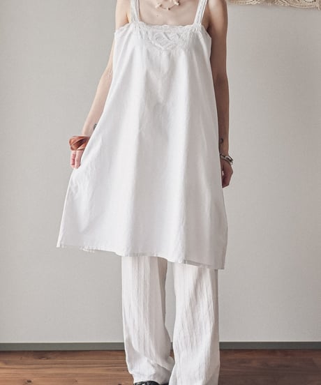 【Seek an nur】1900-20's antique cotton night dress