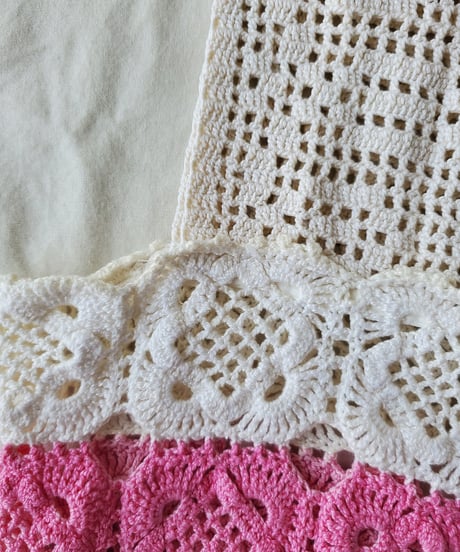 【Seek an nur】Vintage cotton crochet cami