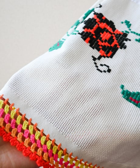 【tiny yearn】Romanian Vintage Embroidered Dress