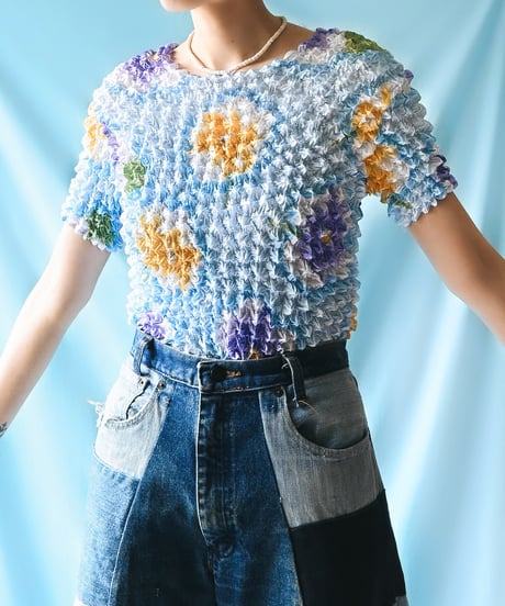 【tiny yearn】Flower Popcorn Tops