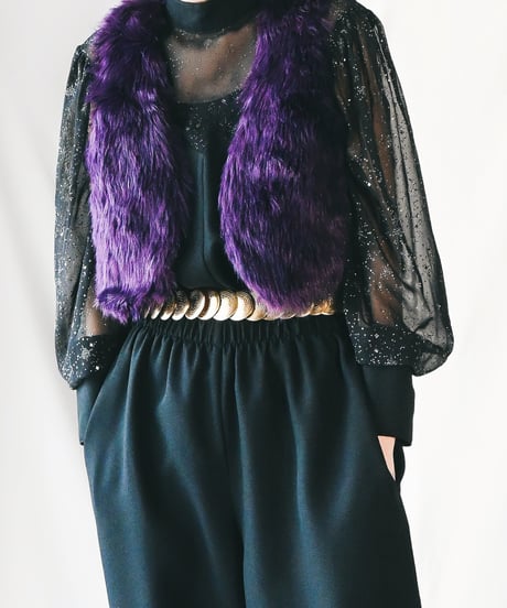 【Seek an nur】⁡Faux Fur Vest