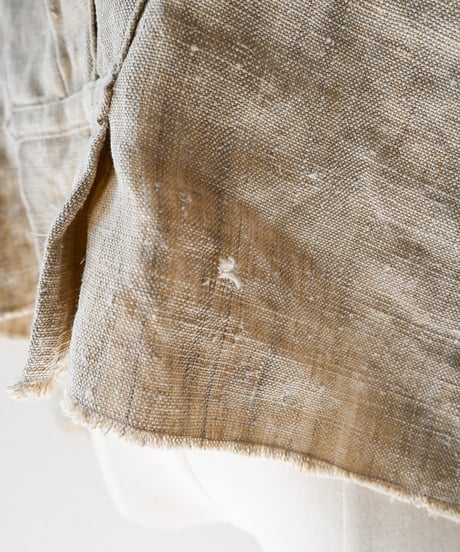 【Seek an nur】French Antique Linen Smock
