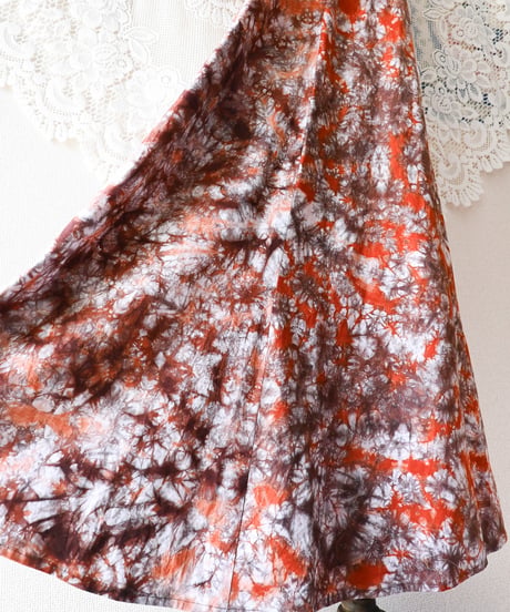 【tiny yearn】African Batik Maxi Dress