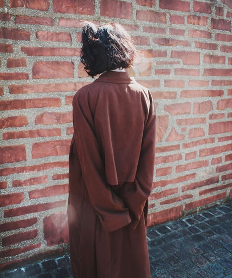 【Seek an nur】Brown Balmacaan Over Coat