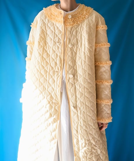 【tiny yearn】Vintage Euro Quilted Night Gown