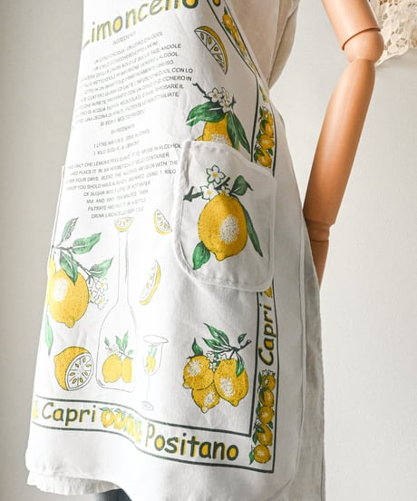 【curoam】Italy limoncello souvenir apron