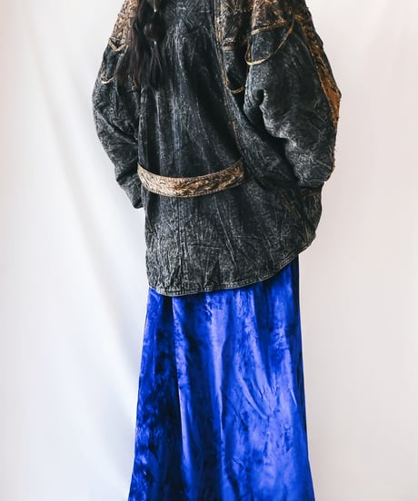 【Seek an nur】Design Chemical Denim Over Jacket