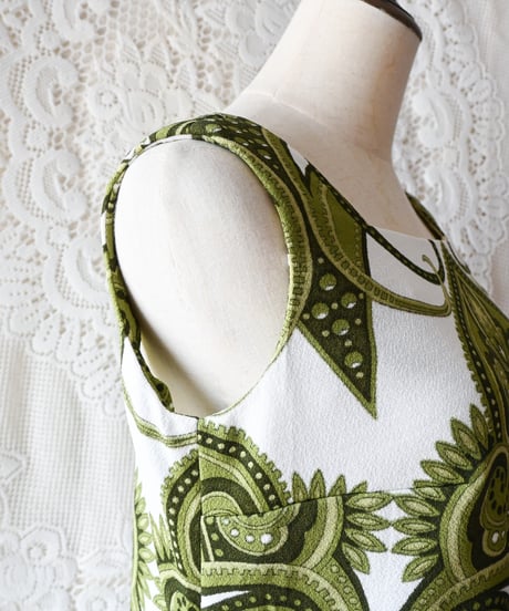 【tiny yearn】1960-70's USA Maxi Dress