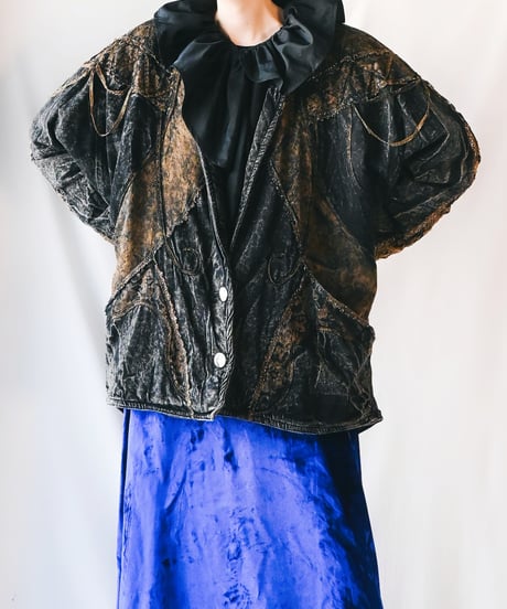 【Seek an nur】Design Chemical Denim Over Jacket