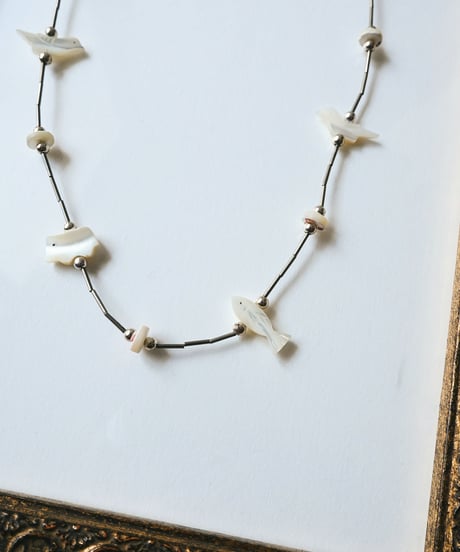 〈Accessory〉Native American Shell Fetish Necklace