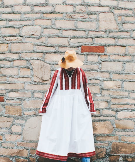 【Seek an nur】Vintage Romanian Hand Woven Dress