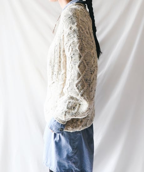 【Seek an nur】Ireland Alan Cable Knit Sweater