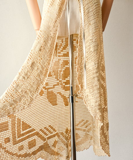 【Seek an nur】Vintage crochet cami dress
