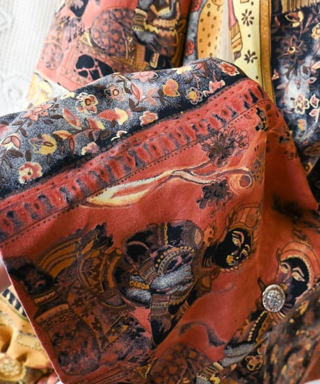 【tiny yearn】France Art Over Blouse