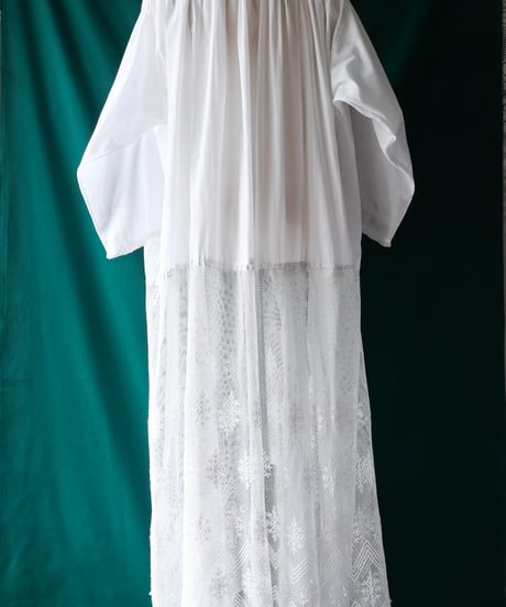 【Seek an nur】⁡1900's French Antique Church Smock