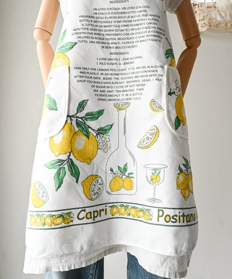 【curoam】Italy limoncello souvenir apron