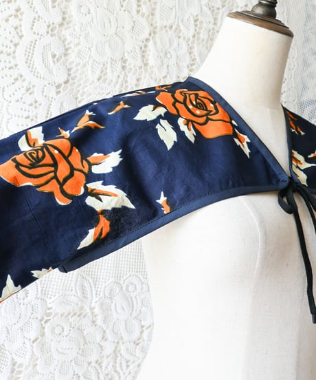 【tiny yearn】African Batik Balloon Sleeve Bolero