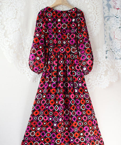 【tiny yearn】1970's Vintage German Sheer Maxi Dress