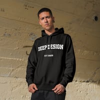 DEEP DESIGN COLLEGE ROGO pocketless hoodie