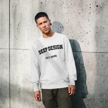 DEEP DESIGN COLLEGE ROGO Sweat