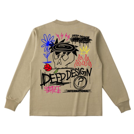 THE DEEP SKULL&ROSES long sleeve t-shirt
