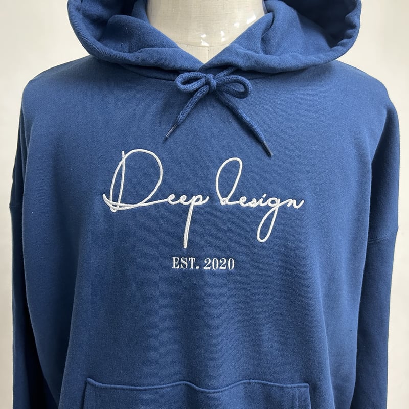 DEEP DESIGN スタンダードロゴ ビッグシルエットパーカー DEEP DESIGN スタンダードロゴ ビッグシルエットパーカー
