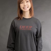 DEEP SWAROVSKI Black Diamond & Ruby L/S Tシャツ