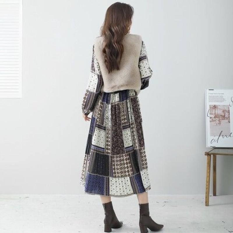 フェイクファーショートベスト | deepinternationaldesign フェイクファーショートベスト | deepinternationaldesign