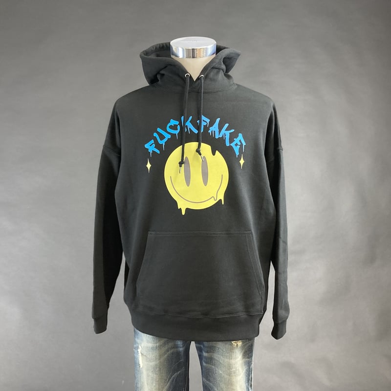 DEEP SMILEY FACE ビッグシルエットパーカー | deepinternation