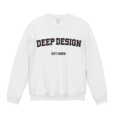 DEEP DESIGN COLLEGE ROGO Sweat
