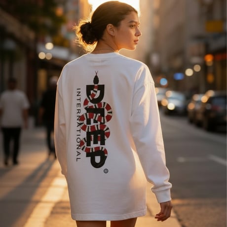 THE DEEP “ASCENDING SNAKE”  long sleeve T-shirt